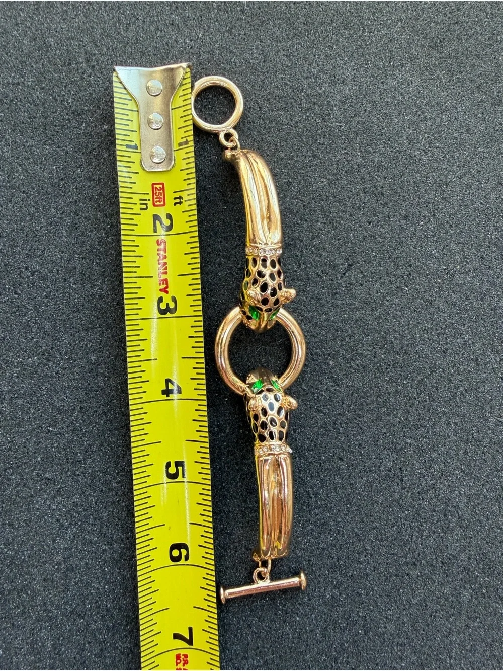 Double Headed Jaguar Head Bracelet